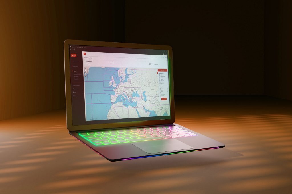 OpenC navigation laptop
